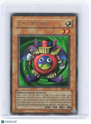 2002 Yu-Gi-Oh!—Time Wizard #MRD-065 Metal Raiders—Ultra Rare Holo (Damaged)