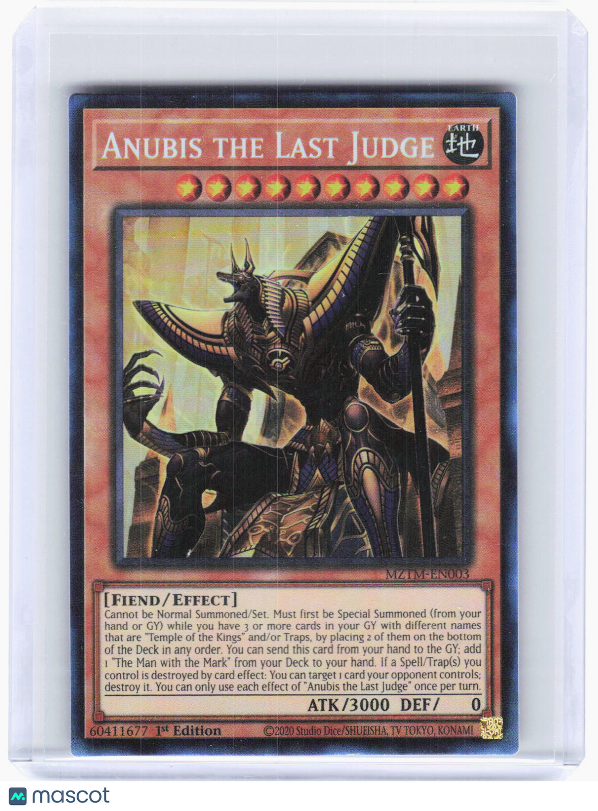 2024 Yu-Gi-Oh!—Anubis the Last Judge #MZTM-EN003 Maze of the Master—CR Foil