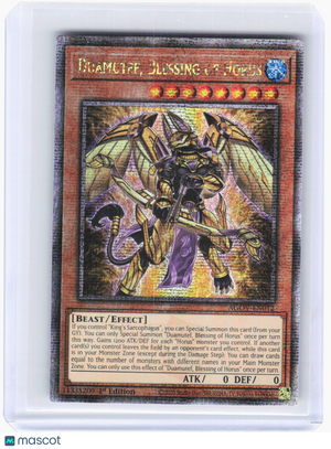 2023 Yu-Gi-Oh!—Duamutef, Blessing of Horus #AGOV-EN012 (AGOV)—QCSR Foil