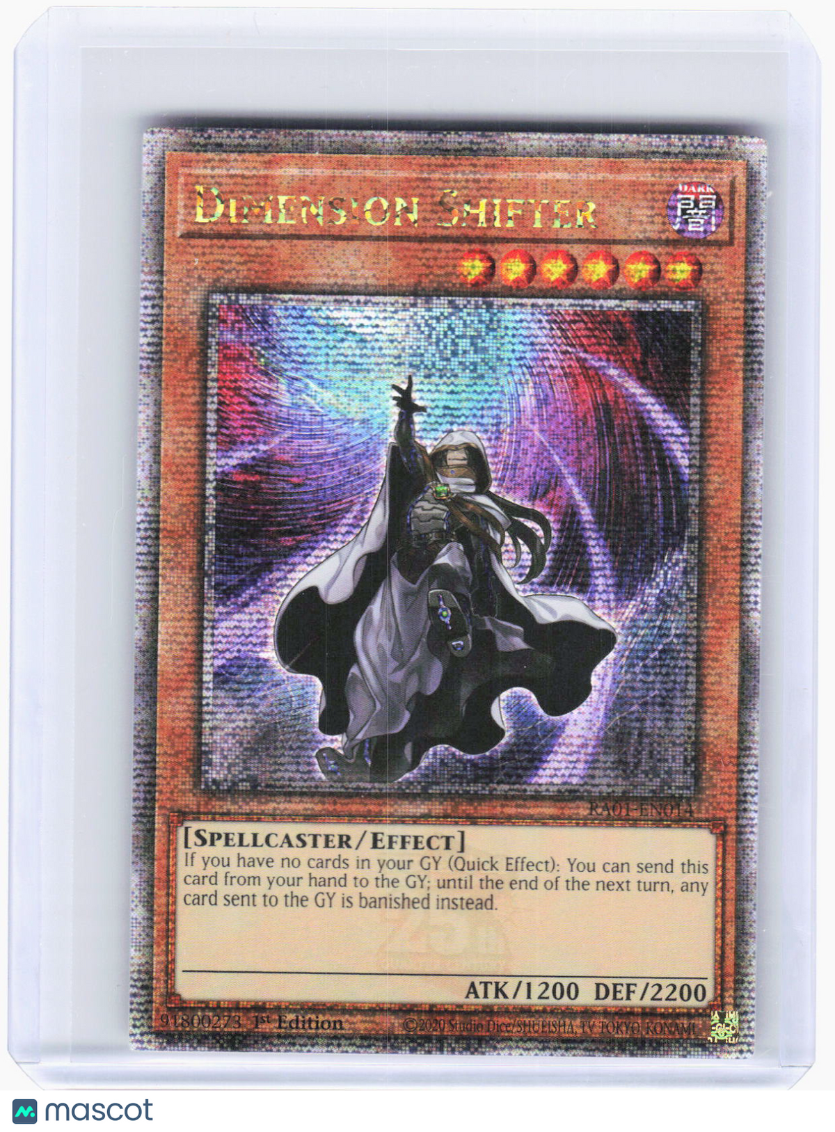 2023 Yu-Gi-Oh!—Dimension Shifter #RA01-EN014 (RA01)—QCSR Foil