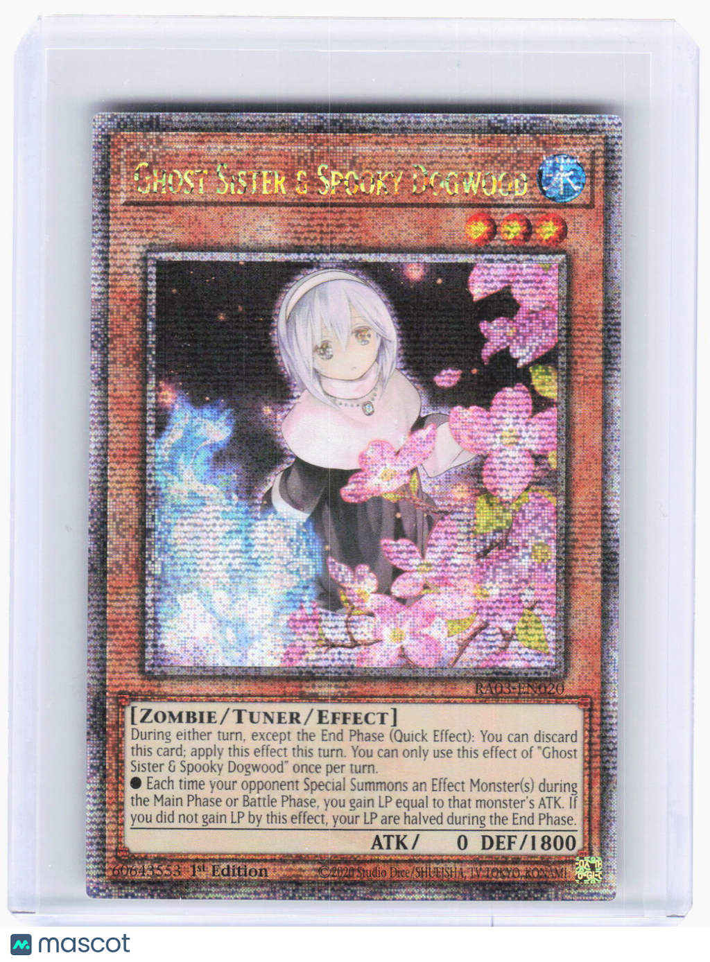 2023 Yu-Gi-Oh!—Ghost Sister & Spooky Dogwood #RA03-EN020 (RA03)—QCSR Foil