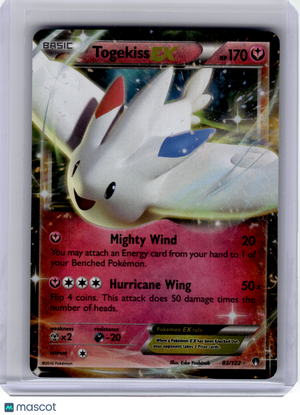 2016 Pokemon—Togekiss EX #83 Breakpoint—Ultra Rare Holo [Lightly Played]