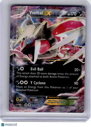 2016 Pokemon—Yveltal EX #XY150 XY—Black Star Promo Holo [Lightly Played]
