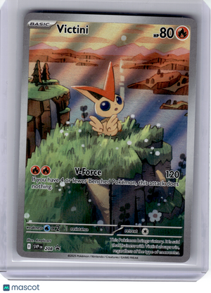 2025 Pokemon—Victini #SVP EN 208 Scarlet & Violet—Black Star Promo Holo