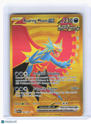 2023 Pokemon—Roaring Moon ex #262 Paradox Rift—Hyper Rare Holo [Lightly Played]