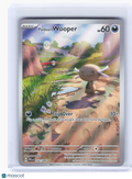 2025 Pokemon—Paldean Wooper #102 Phantasmal Flames—Illustration Rare Holo [LP]
