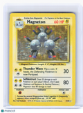 1999 Pokemon—Magneton #9 Base Set—Holo Rare [Damaged]