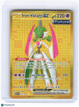 2023 Pokemon—Iron Valiant ex #261 Paradox Rift—Hyper Rare Holo
