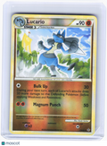 2010 Pokemon—Lucario #19 HS Unleashed—Rare Reverse Holo