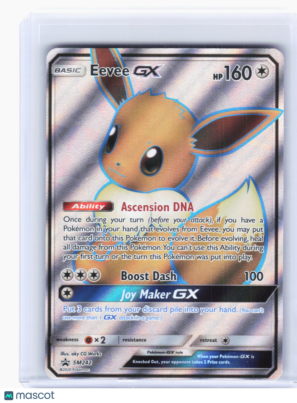 2020 Pokemon—Eevee GX #SM242 Sun & Moon Promos—Black Star Promo Holo [LP]