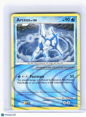 2009 Pokemon—Arceus #AR4 Arceus—Rare Holo [Heavily Played]