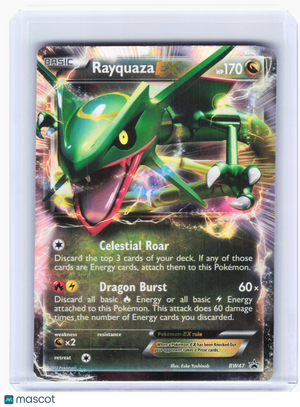 2012 Pokemon—Rayquaza EX #BW47 Black & White Promos—Black Star Promo Holo [HP]