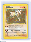 1999 Pokemon—Hitmonlee #7 Fossil—Holo Rare Holo [Damaged]