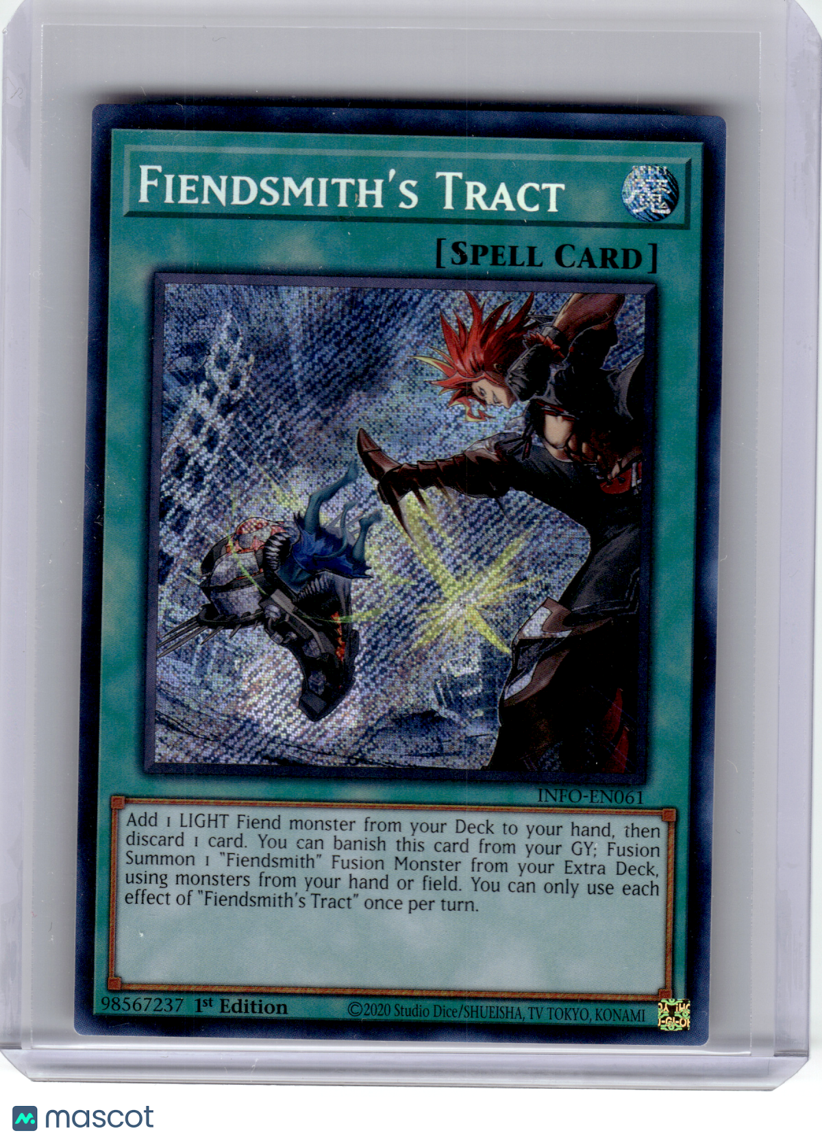 2024 YuGiOh! TCG—Friendsmith's Tract #EN061 INFO—Secret Rare Foil (1st Edition)