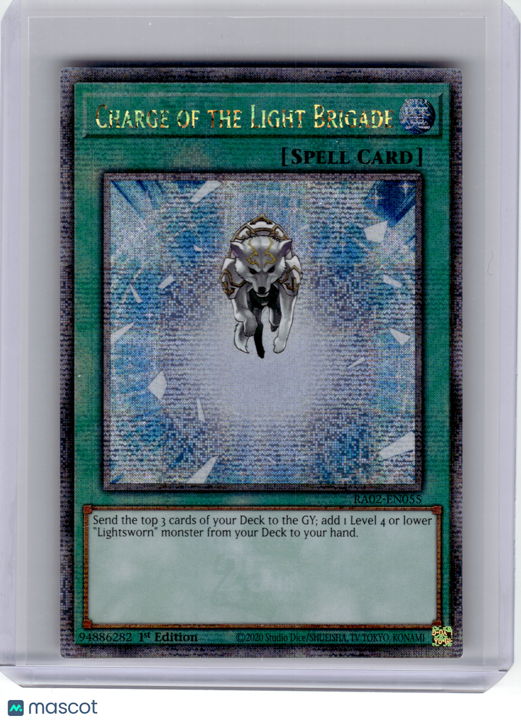 2024 YuGiOh! TCG—Charge Of The Light Brigade #EN055 25th RA02—QCSR Foil (1st Ed)