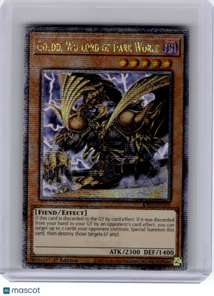 2024 YuGiOh! TCG—Goldd, Wu-Lord of Dark World #EN159 RA03—QCSR Foil (1st Ed)