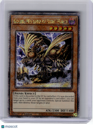 2024 YuGiOh! TCG—Goldd, Wu-Lord of Dark World #EN159 RA03—QCSR Foil (1ST Ed)