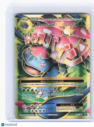 2016 Pokemon—M Venusaur EX #100 Evolutions—Ultra Rare Holo (Full Art)