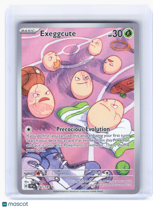 2024 Pokemon—Exeggcute #192 Surging Sparks—Illustration Rare Holo