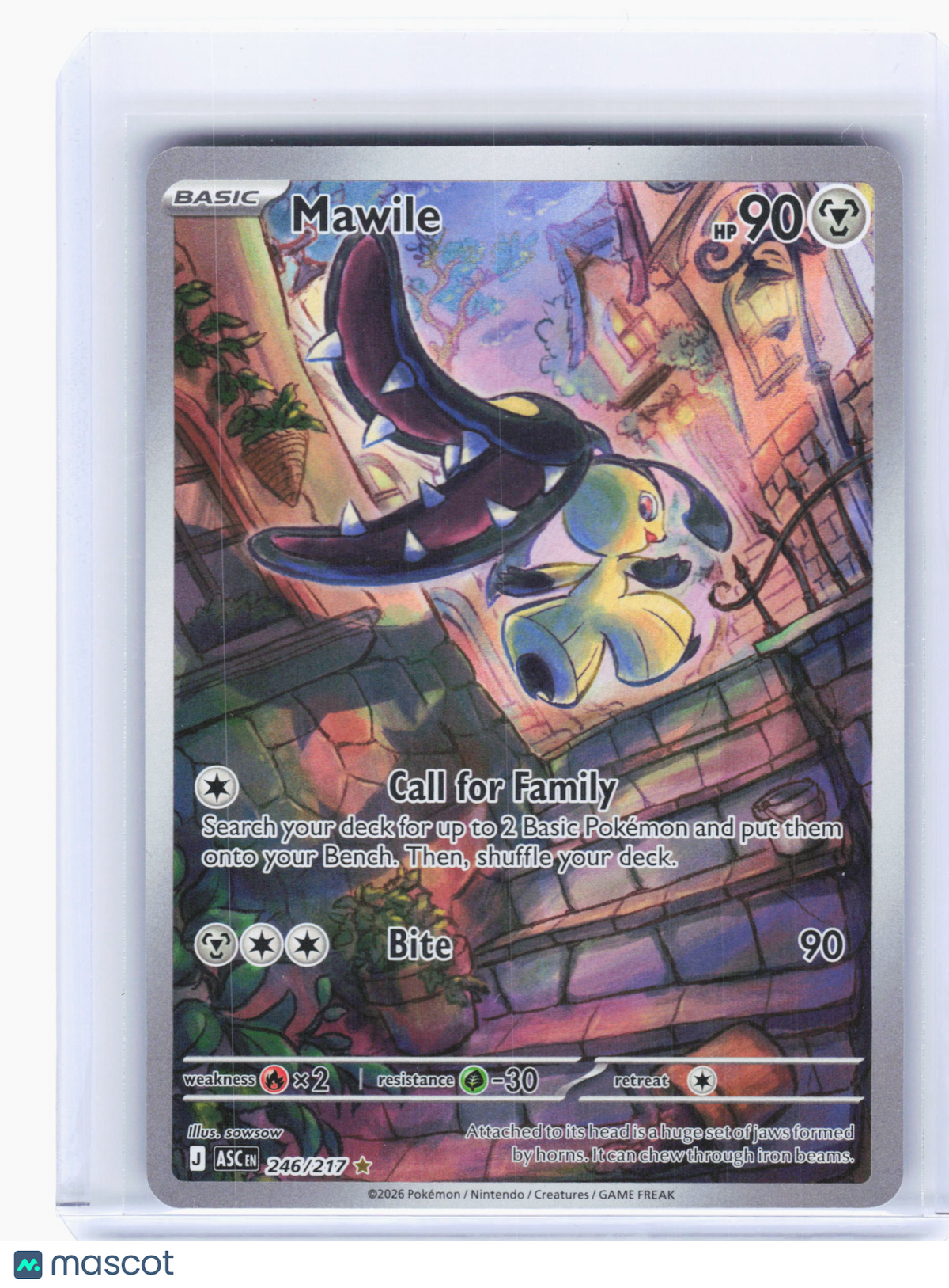 2026 Pokemon—Mawile #246 Ascended Heroes—Illustration Rare Holo