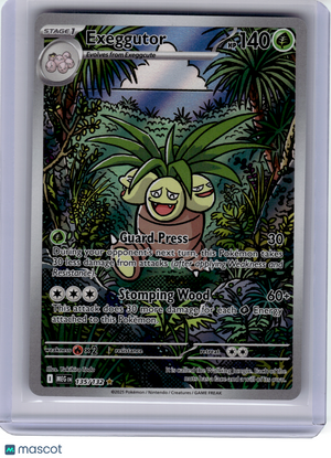 2025 Pokemon—Exeggutor #135 Mega Evolution—Illustration Rare Holo