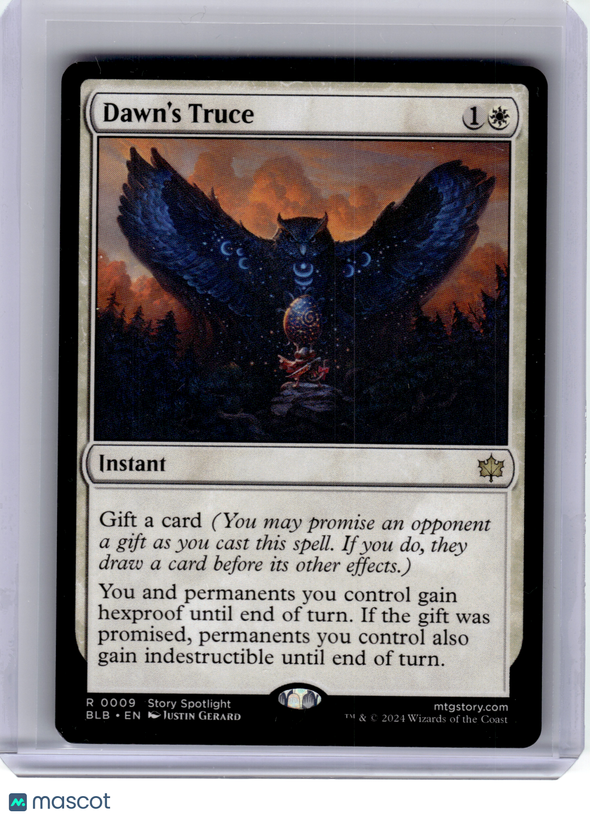 2024 Magic: The Gathering—Dawn's Truce #9 Bloomburrow—Rare Regular