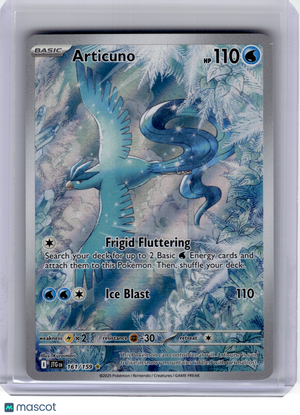 2025 Pokemon—Articuno #161 Journey Together—Illustration Rare Holo [LP]