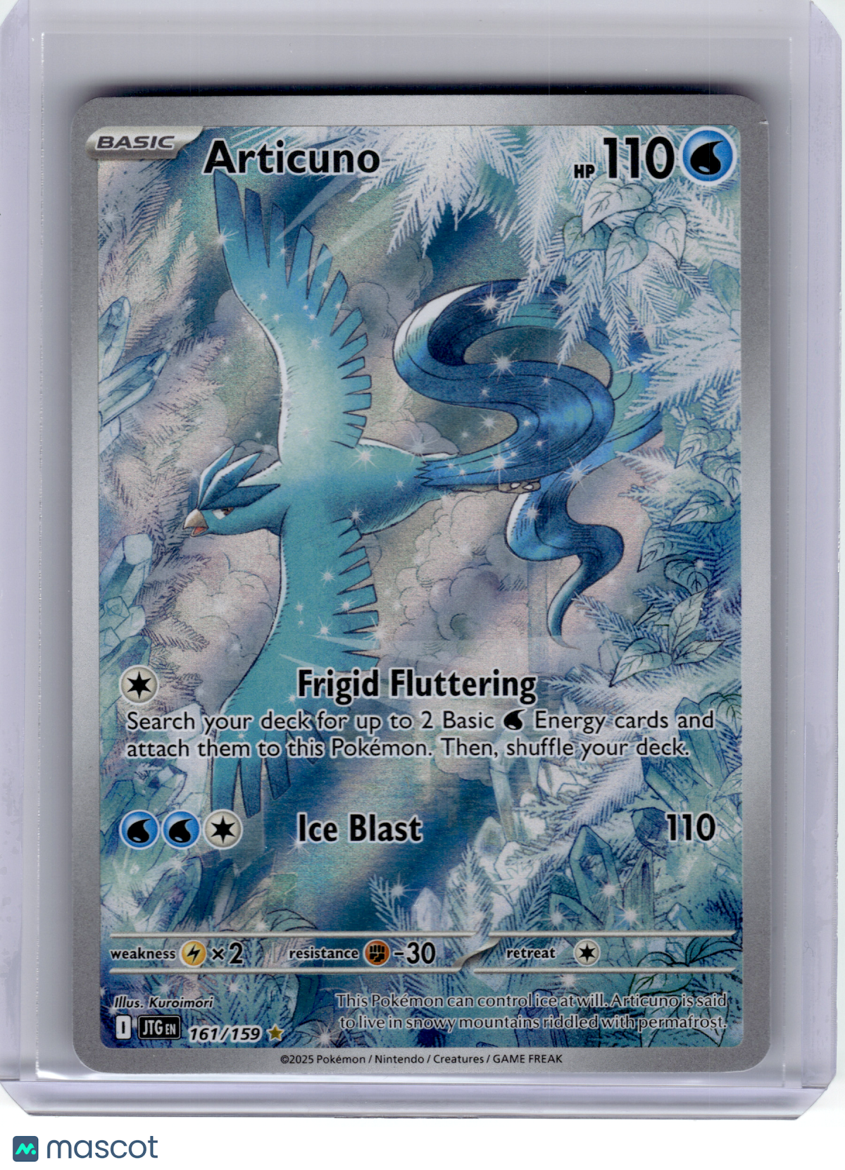 2025 Pokemon—Articuno #161 Journey Together—Illustration Rare Holo [LP]