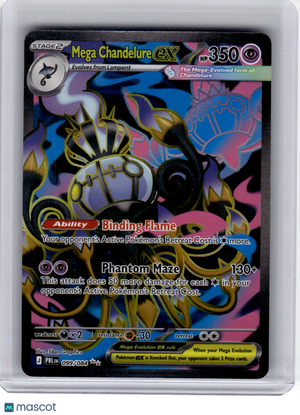 2026 Pokemon—Mega Chandelure ex #99 Pitch Black—Ultra Rare Holo