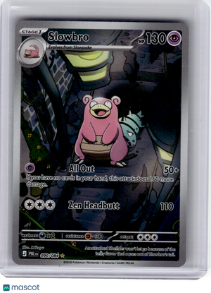 2026 Pokemon—Slowbro #90 Pitch Black—Illustration Rare Holo