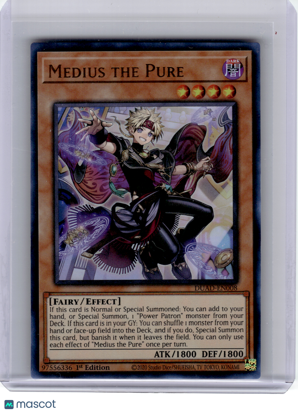 2025 YuGiOh!—Medius the Pure #DUAD-EN008 Duelist's Advance—Ultra Rare (1st ED)