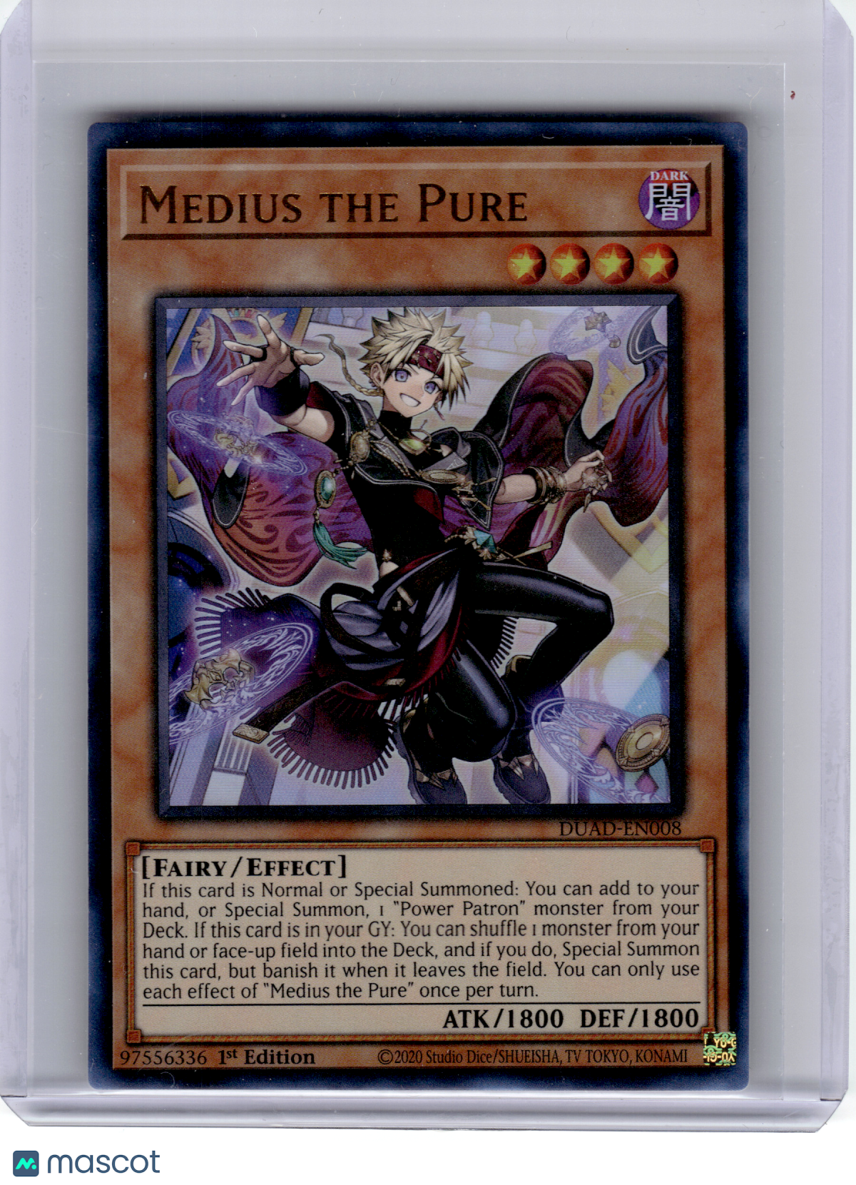 2025 YuGiOh!—Medius the Pure #DUAD-EN008 Duelist's Advance—Ultra Rare (1st ED)