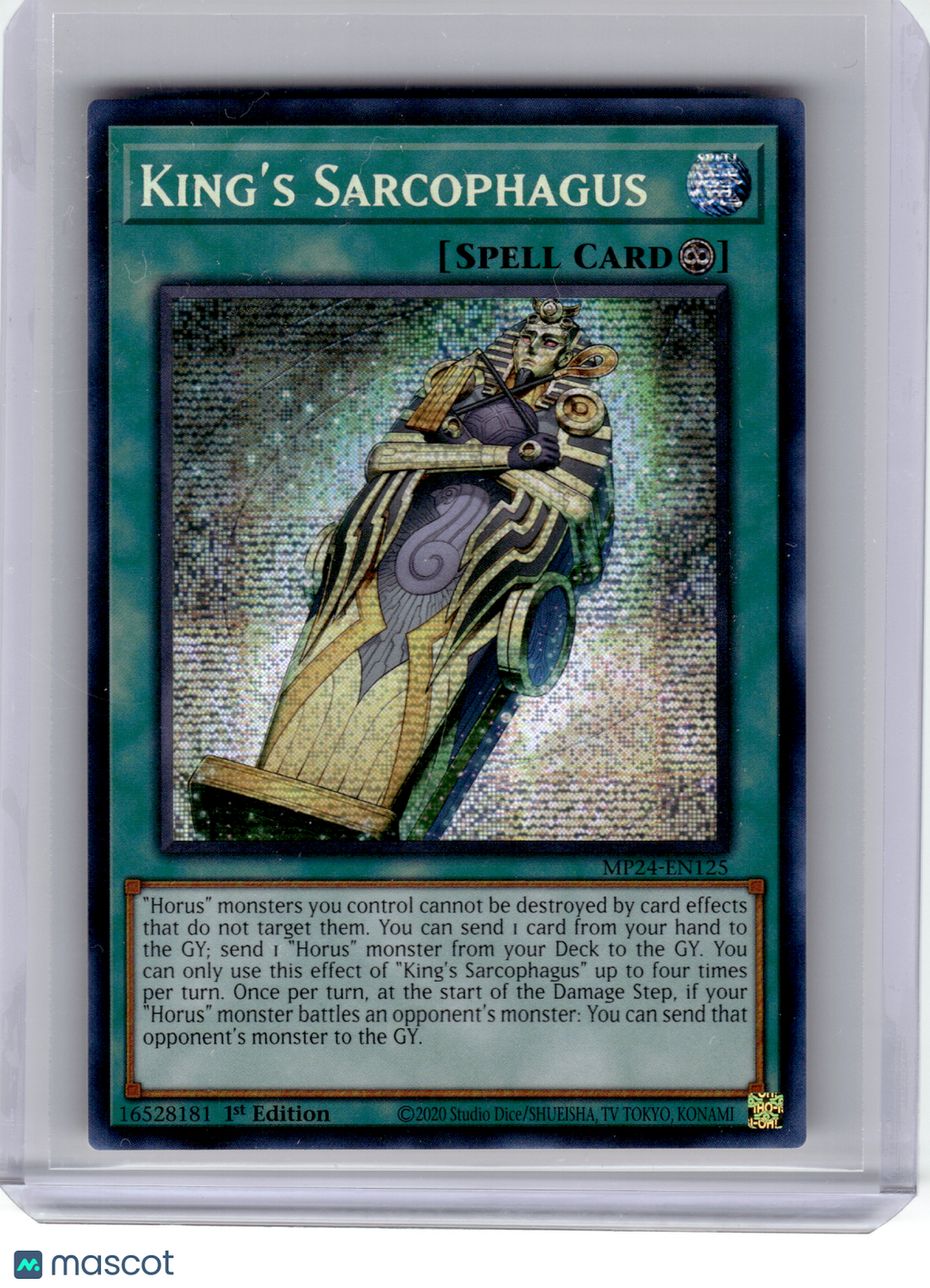 2024 YuGiOh! —King's Sarcophagus #MP24-EN125 Dueling Mirrors—PScR Foil (1st ED)