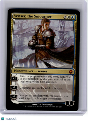 2010 Magic: TG—Venser, the Sojourner #135 Scars of Mirrodin—Mythic Nonfoil [LP]