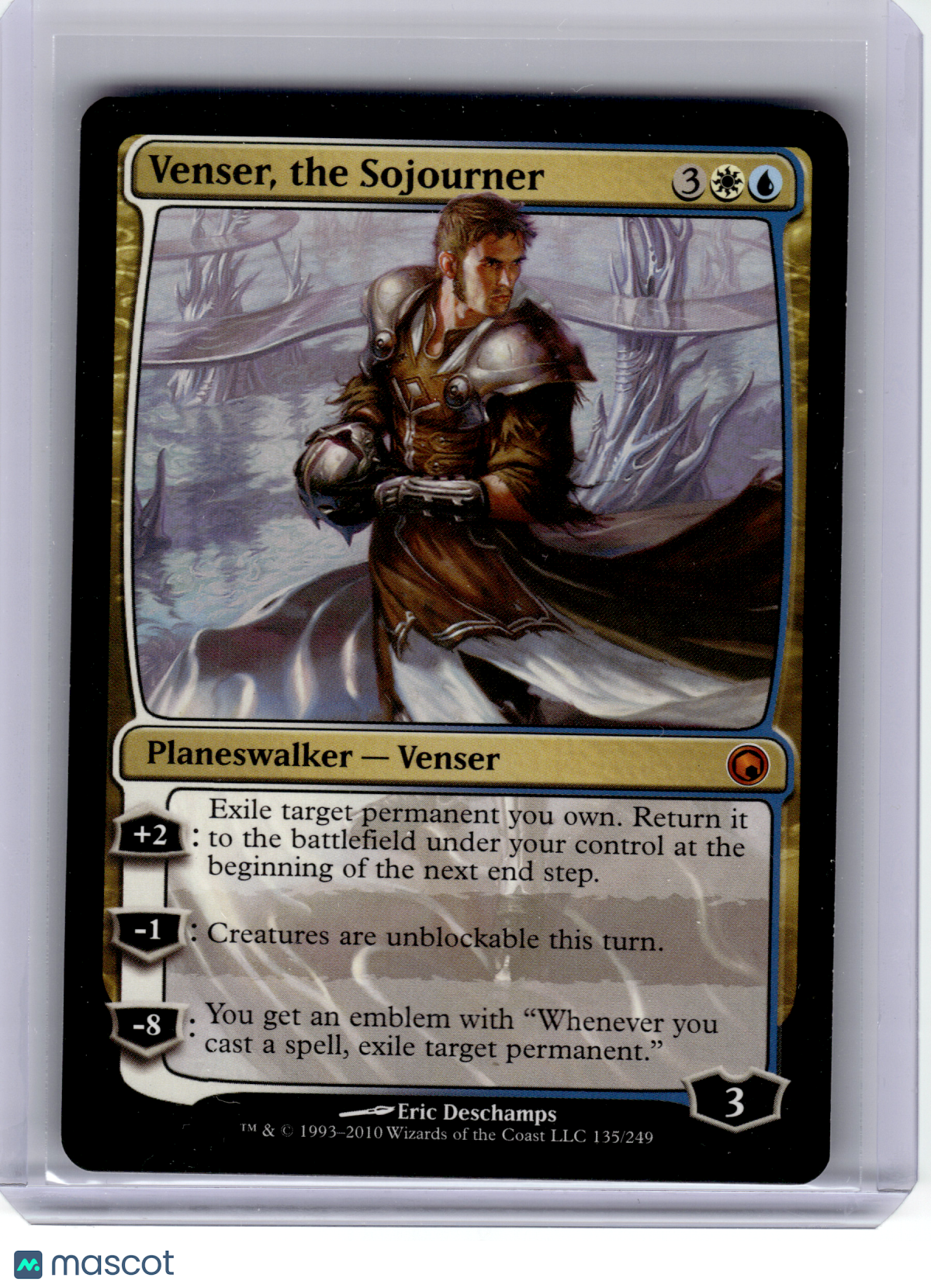 2010 Magic: TG—Venser, the Sojourner #135 Scars of Mirrodin—Mythic Nonfoil [LP]