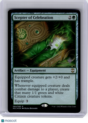 2022 MTG—Scepter of Celebration #64 Promo Pack: Streets of New Capenna—R Nonfoil