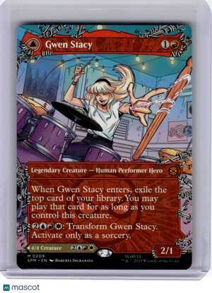 2025 MTG—Gwen Stacy // Ghost-Spider #209 SPM—Mythic Nonfoil (Borderless)