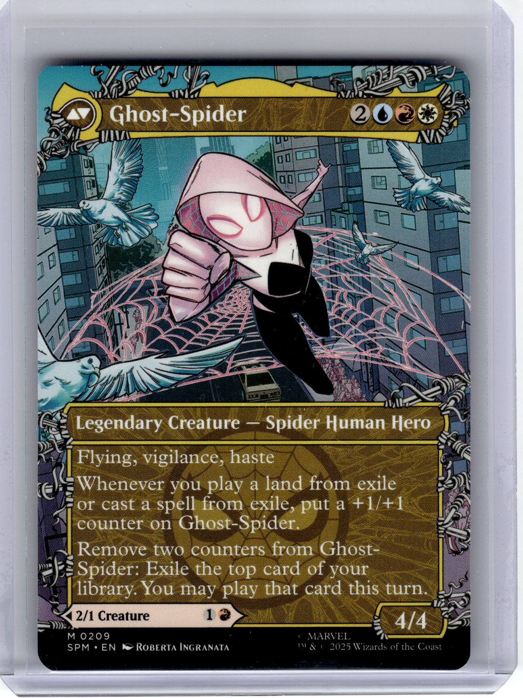 2025 MTG—Gwen Stacy // Ghost-Spider #209 SPM—Mythic Nonfoil (Borderless)