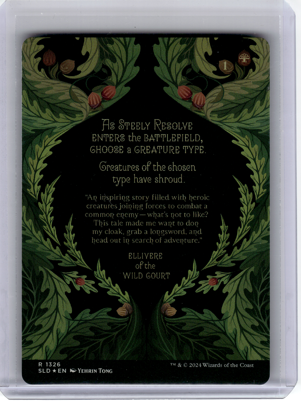 2024 Magic: The Gathering—Steely Resolve #1326 Secret Lair Drop Series—Rare Foil