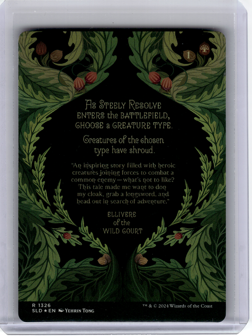 2024 Magic: The Gathering—Steely Resolve #1326 Secret Lair Drop Series—Rare Foil