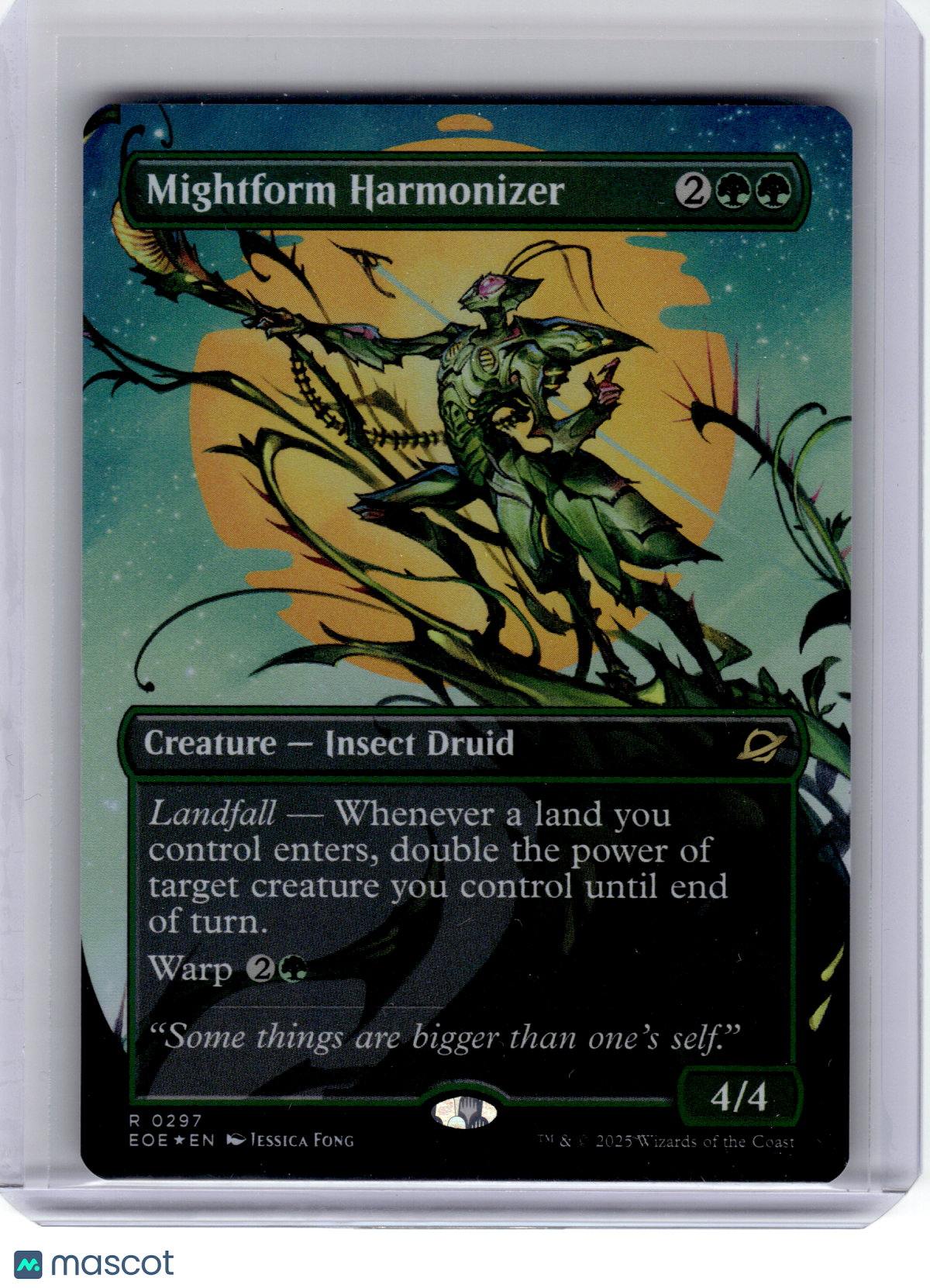 2025 MTG—Mightform Harmonizer #297 Edge of Eternities—Rare Foil (Borderless)