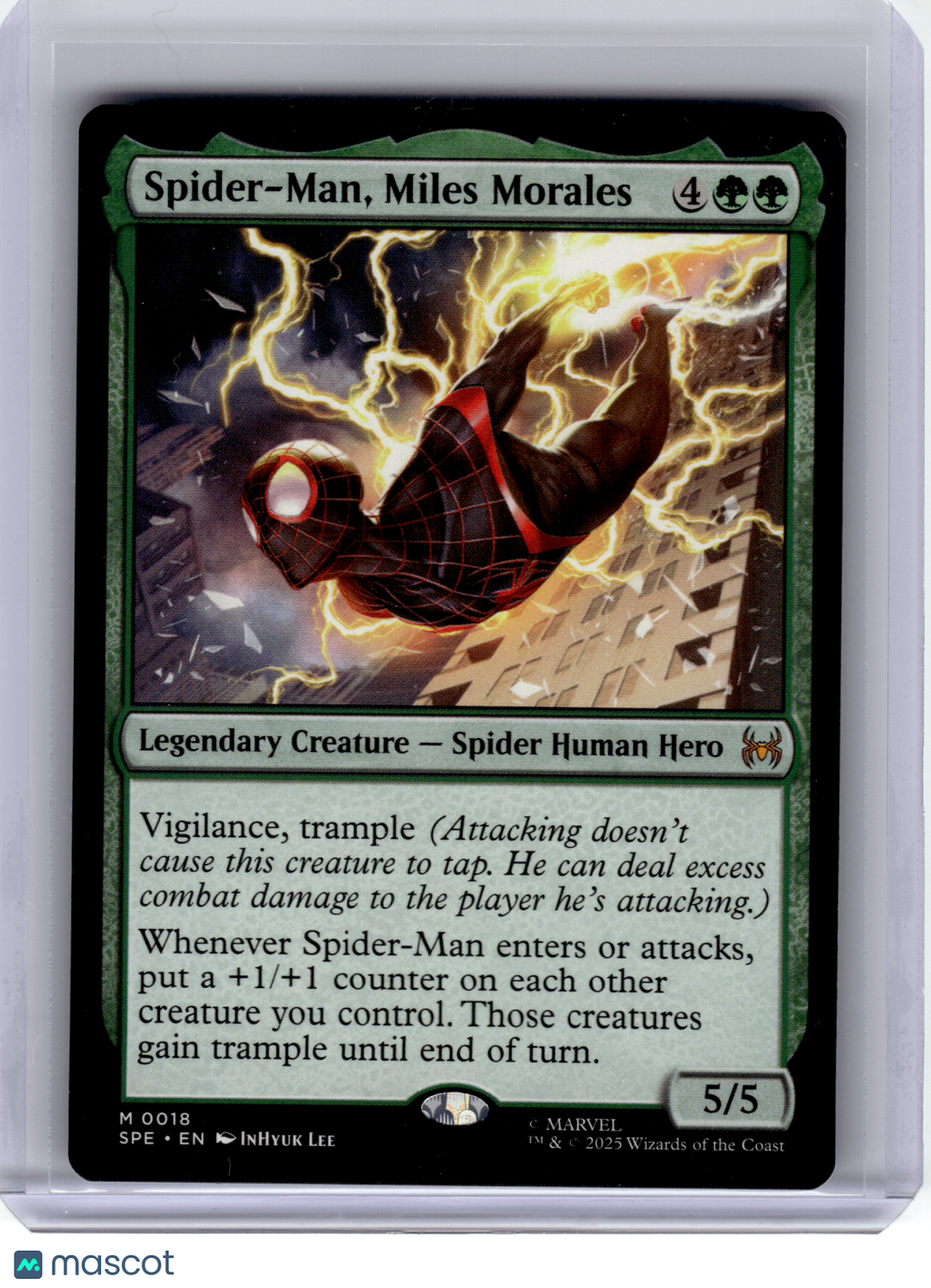 2025 Magic: The Gathering—Spider-Man, Miles Morales #18 SPE—Mythic Nonfoil