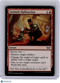 2024 Magic: The Gathering—Untimely Malfunction #161 DSK—Uncommon Nonfoil
