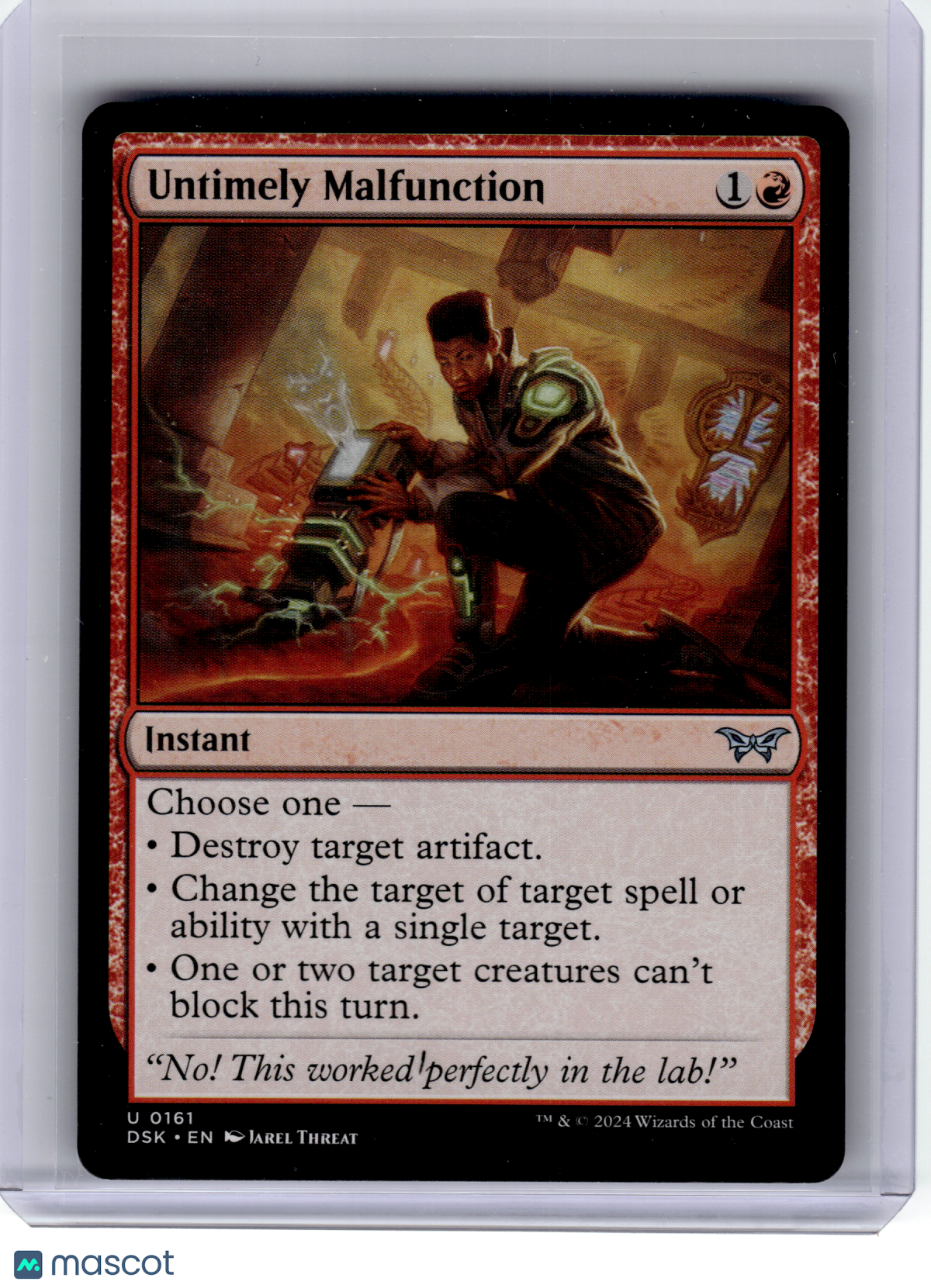 2024 Magic: The Gathering—Untimely Malfunction #161 DSK—Uncommon Nonfoil