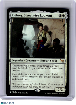 2024 MTG—Delney, Streetwise Lookout #12 Murders at Karlov Manor—Mythic Foil