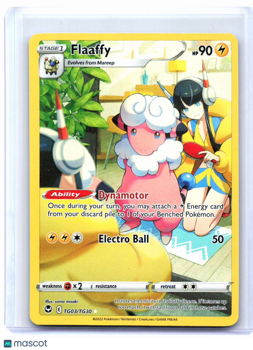 2022 Pokemon—Flaaffy #TG03/TG30 Silver Tempest Trainer Gallery—UR Holo [LP]