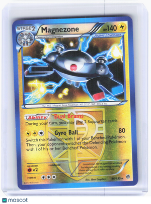 2013 Pokemon—Magnezone #46/135 Plasma Storm—Holo Rare