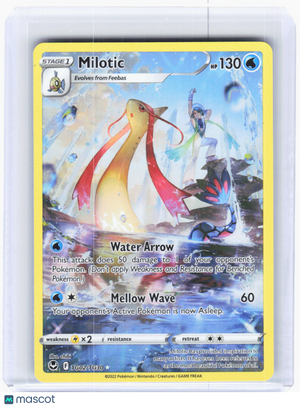 2022 Pokemon—Milotic #TG02/TG30 Silver Tempest Trainer Gallery—Ultra Rare Holo