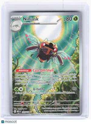 2025 Pokemon—Ninjask #137/132 Mega Evolution—Illustration Rare Holo