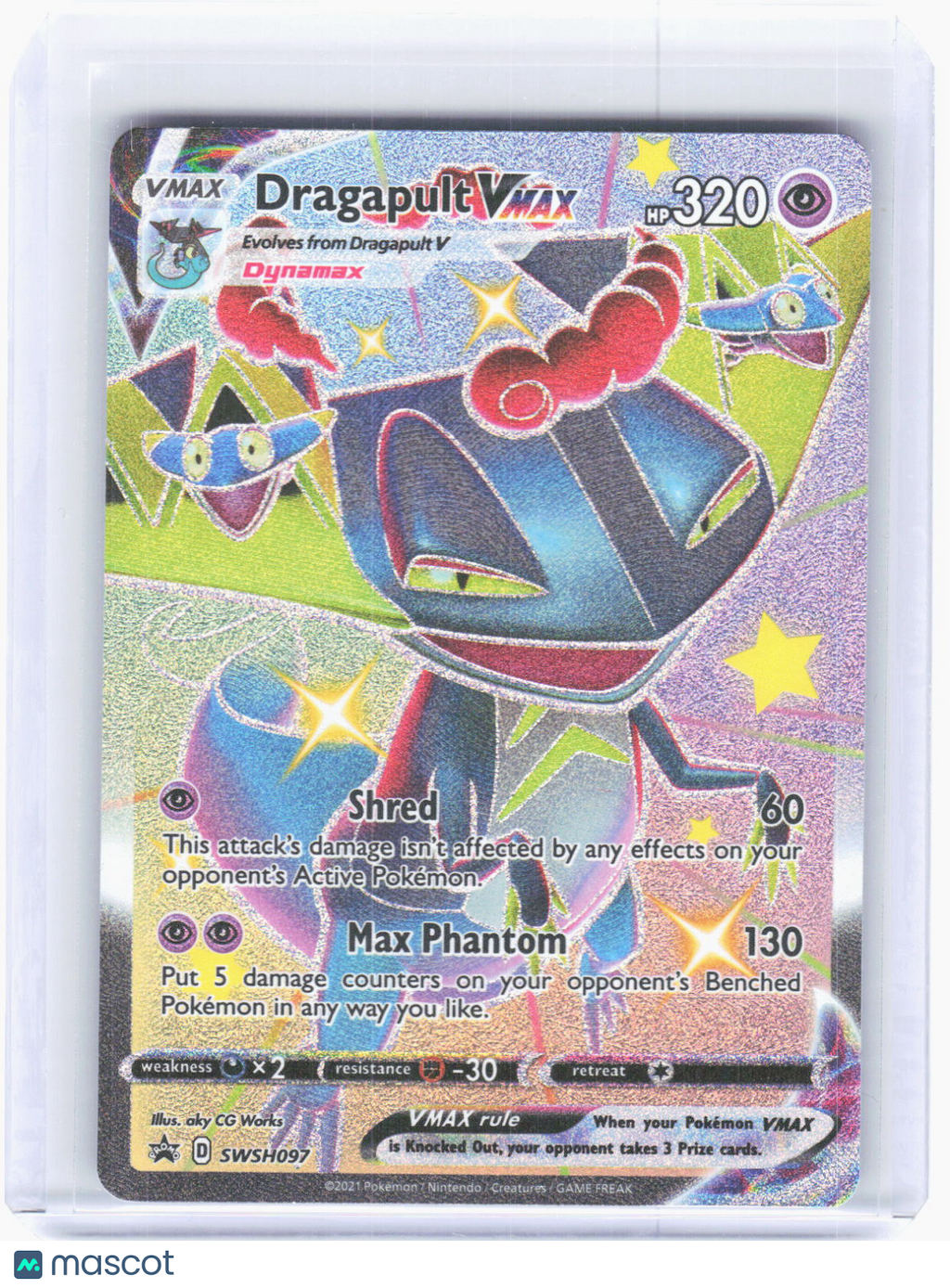 2021 Pokemon—Dragapult VMAX #SWSH097 S-P: Sword & Shield Promos—Holo